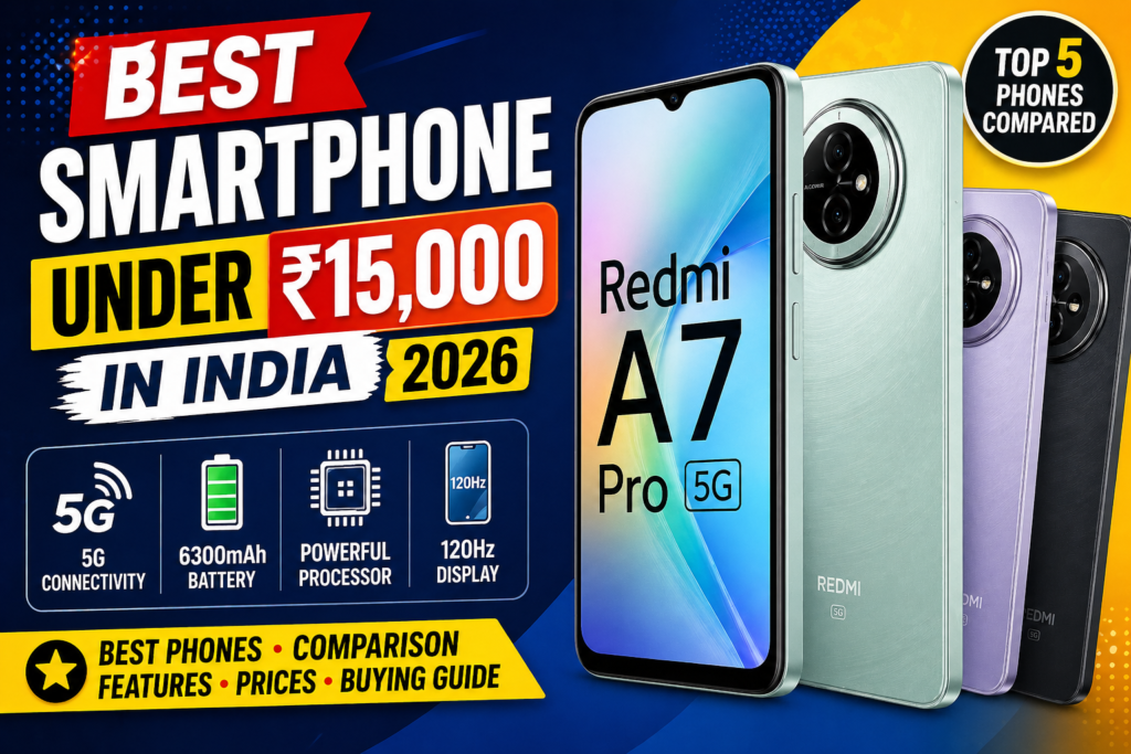 Best Smartphones Under ₹15,000 in India (2026)